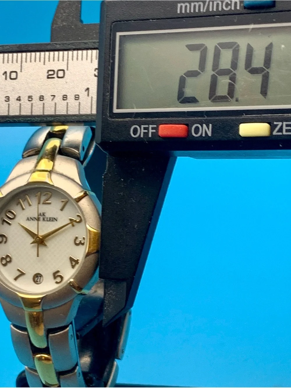 ANNE KLEIN 10/8471 Women’s Dress Quartz Wristwatch Date Display Working New Batt